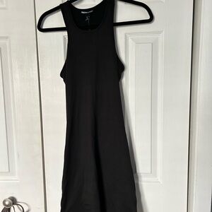 Black Sleeveless, Open Back Dress